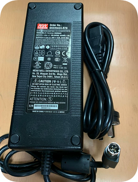 *Brand NEW* Suitable for MEAN WELL GS220A24-R7B 24V9.2A 4-Pin Power Adapter PSU0133 for Malvern Particle Size *Brand NEW* Suitable for MEAN WELL GS220A24-R7B 24V9.2A 4-Pin Power Adapter PSU0133 for Malvern Particle Size
